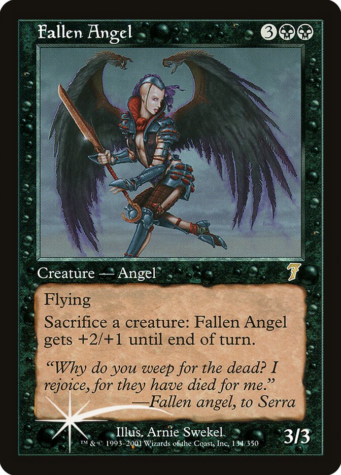 Fallen Angel card front