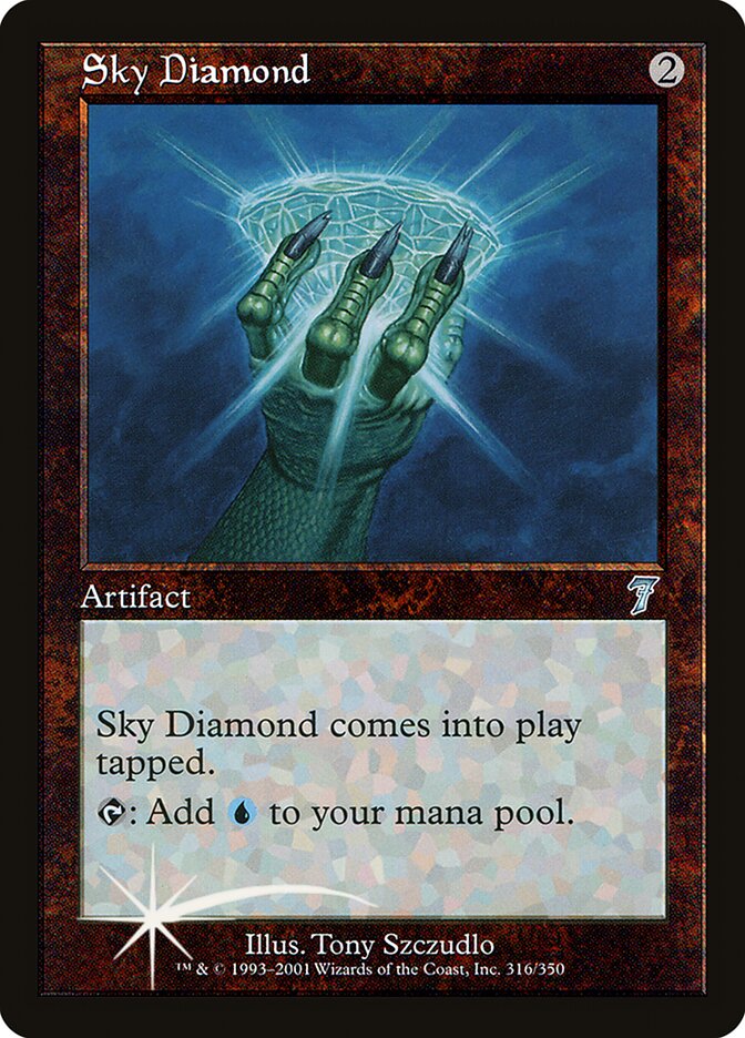 Sky Diamond card front
