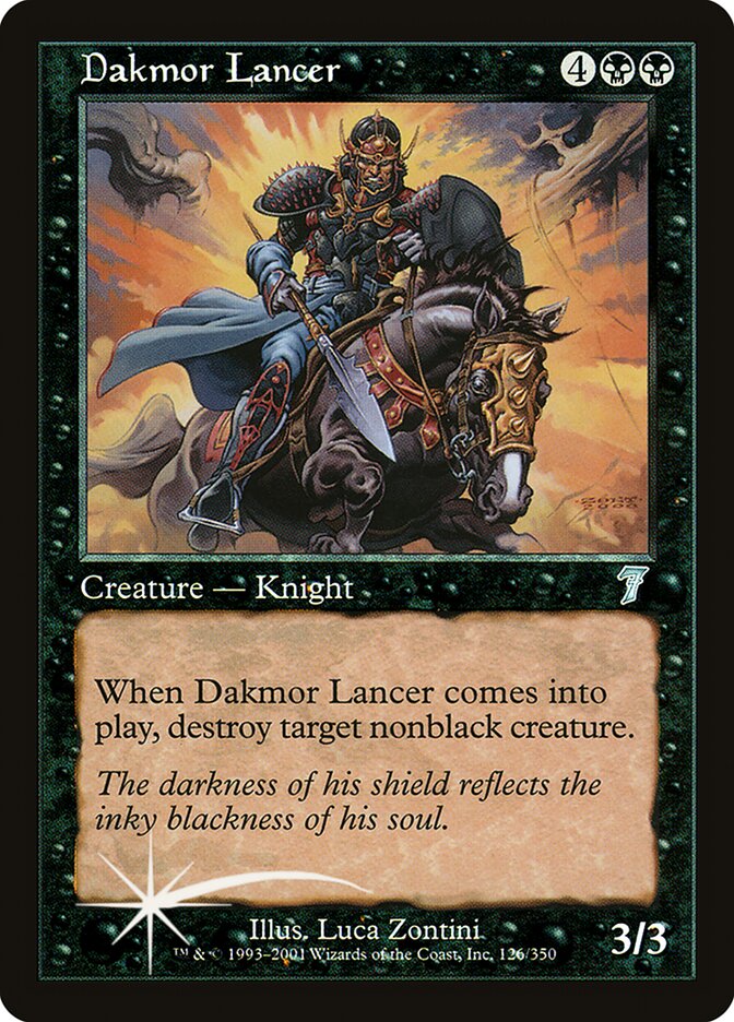 Dakmor Lancer card front
