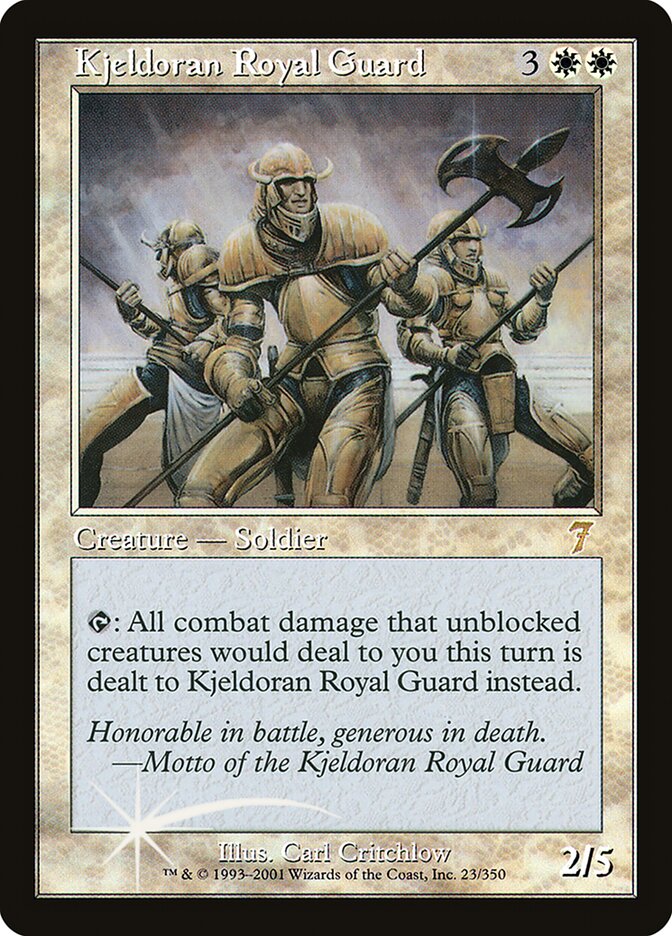 Kjeldoran Royal Guard card front