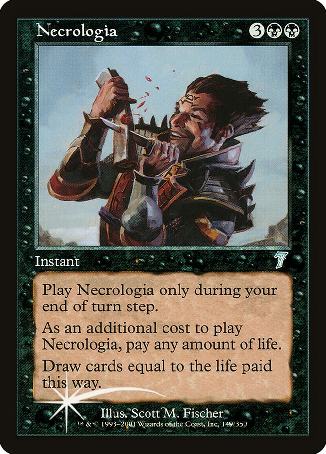 Necrologia card front