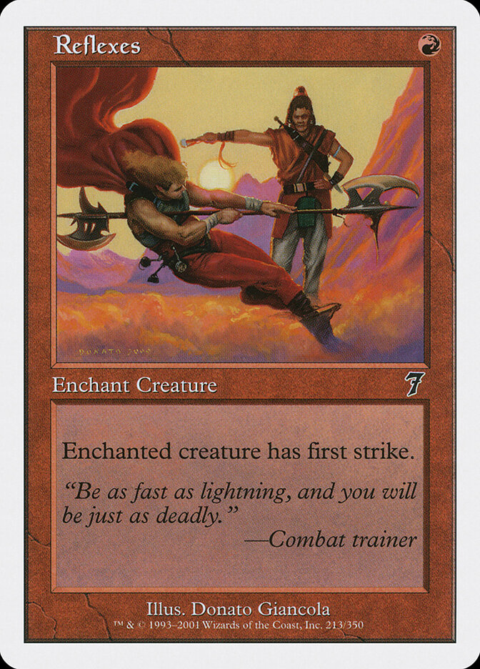 Reflexes card front