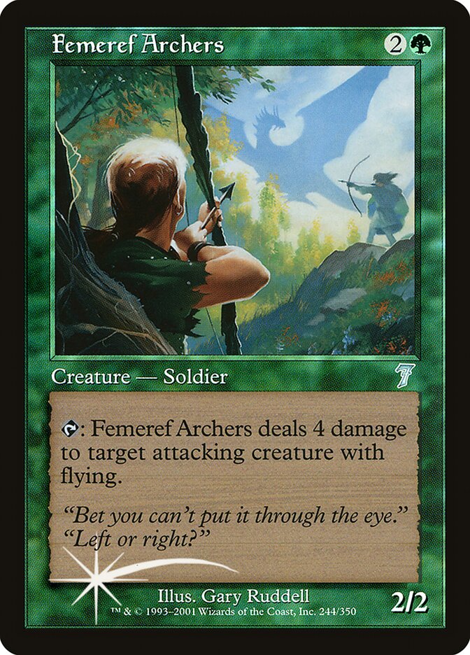 Femeref Archers card front