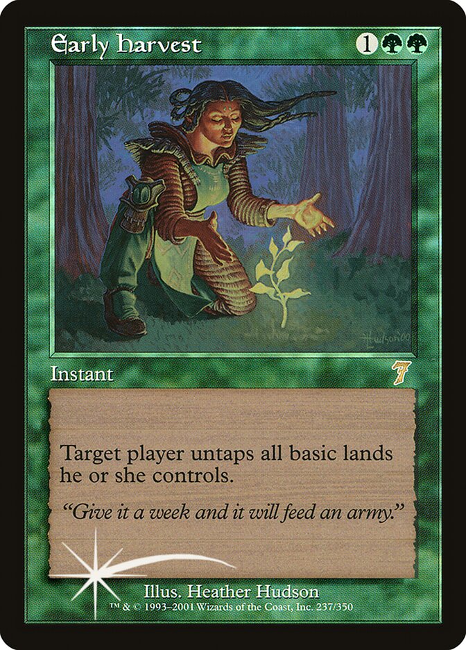 Early Harvest card front
