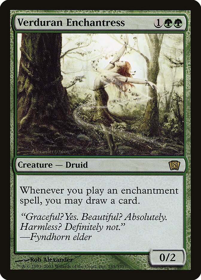 Verduran Enchantress card front