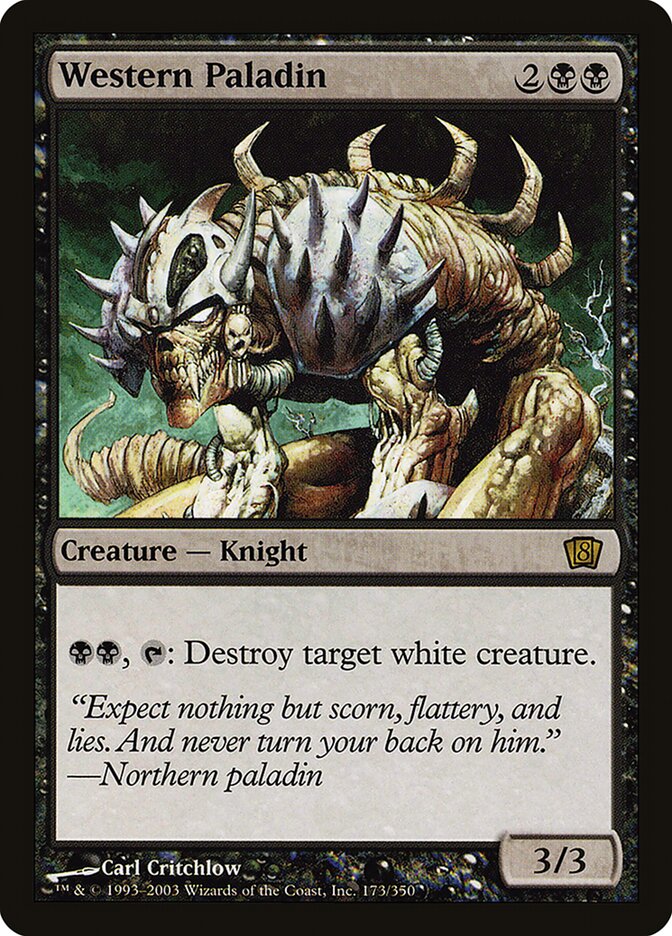 Western Paladin card front