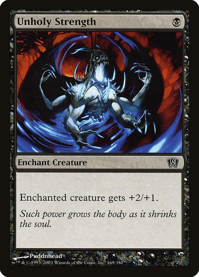 Unholy Strength card front