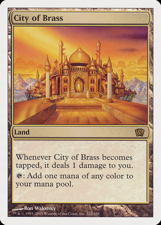 City of Brass card front