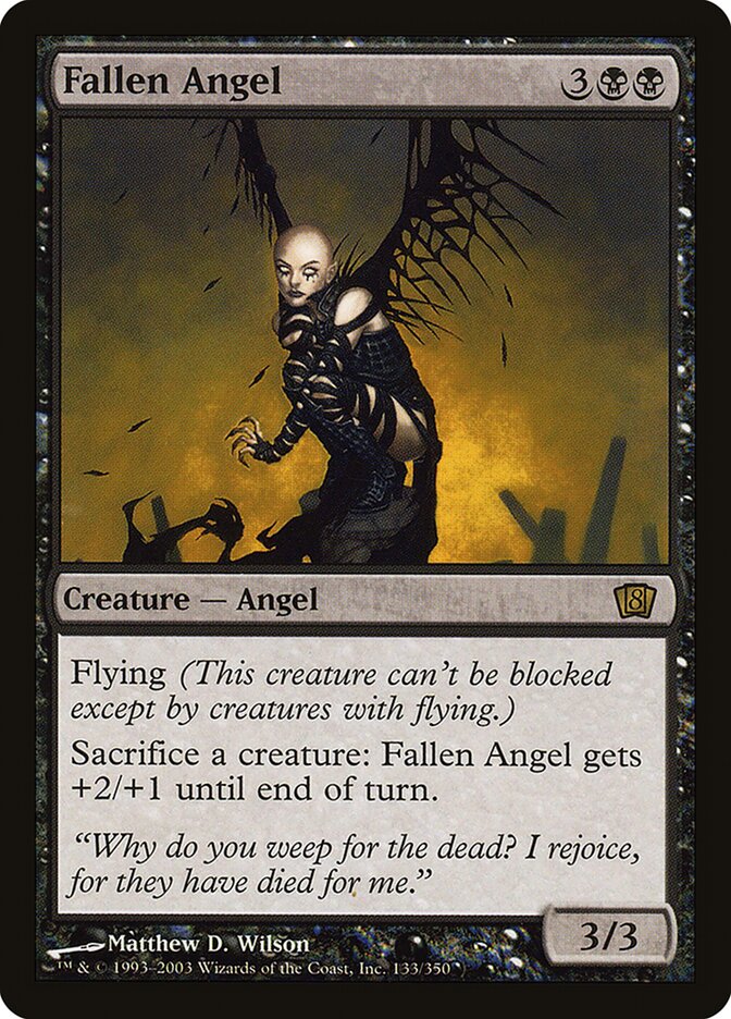 Fallen Angel card front