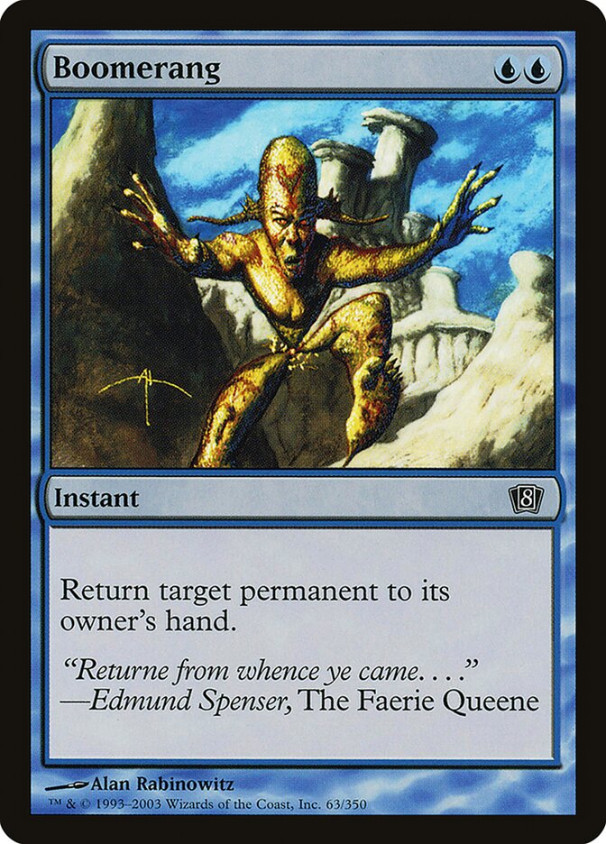 Boomerang card front
