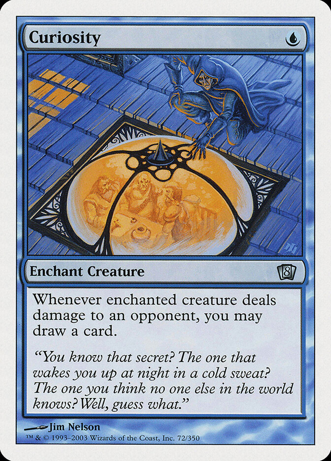 Curiosity card front