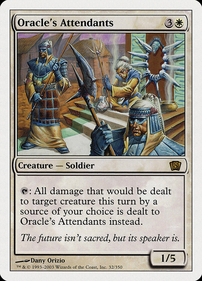 Oracle's Attendants card front