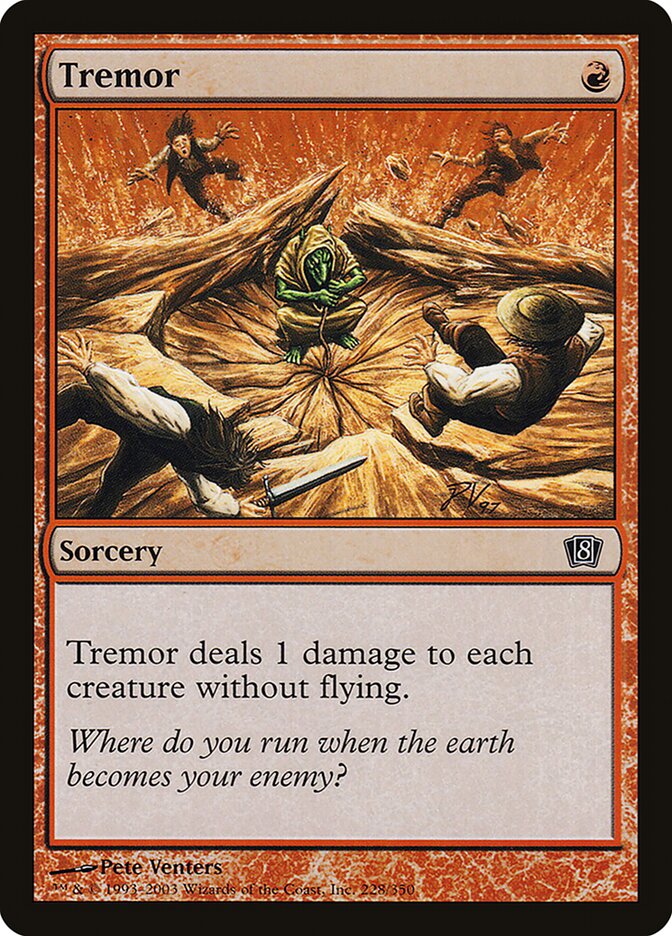 Tremor card front