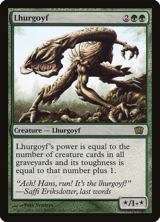 Lhurgoyf card front