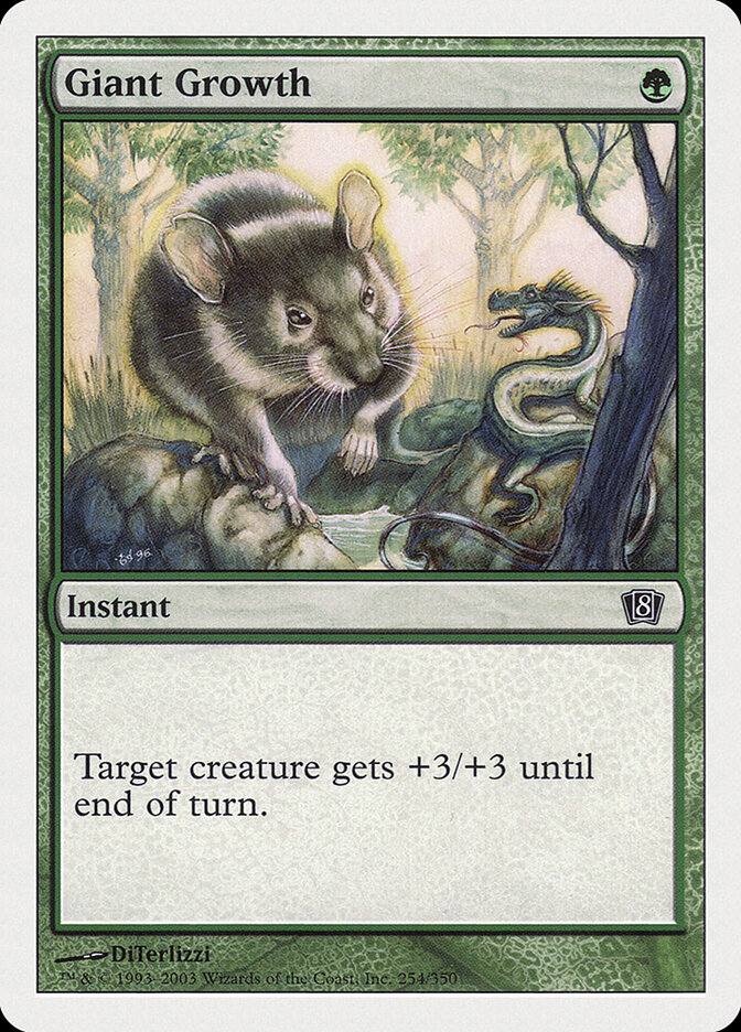 Giant Growth card front