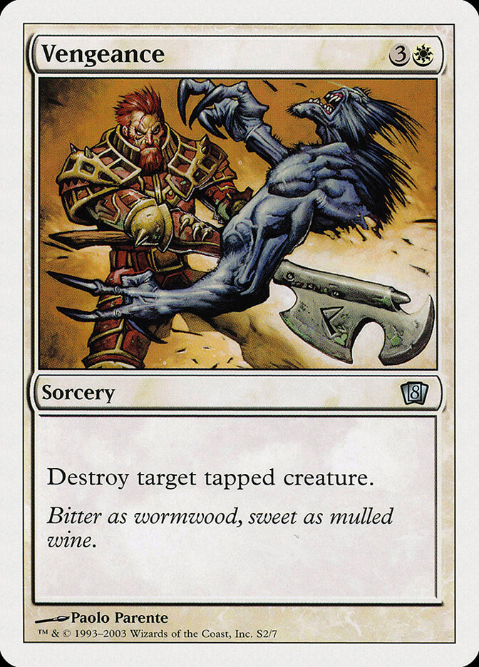 Vengeance card front