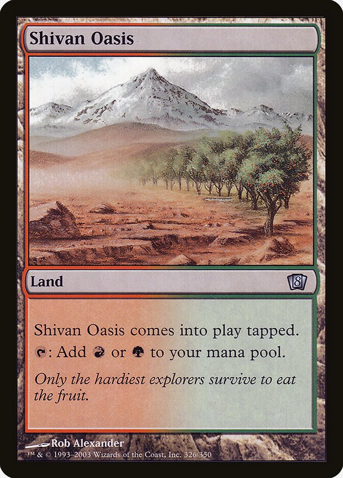 Shivan Oasis card front