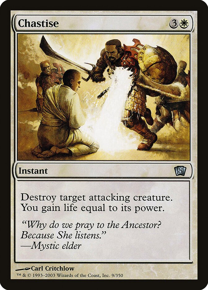 Chastise card front