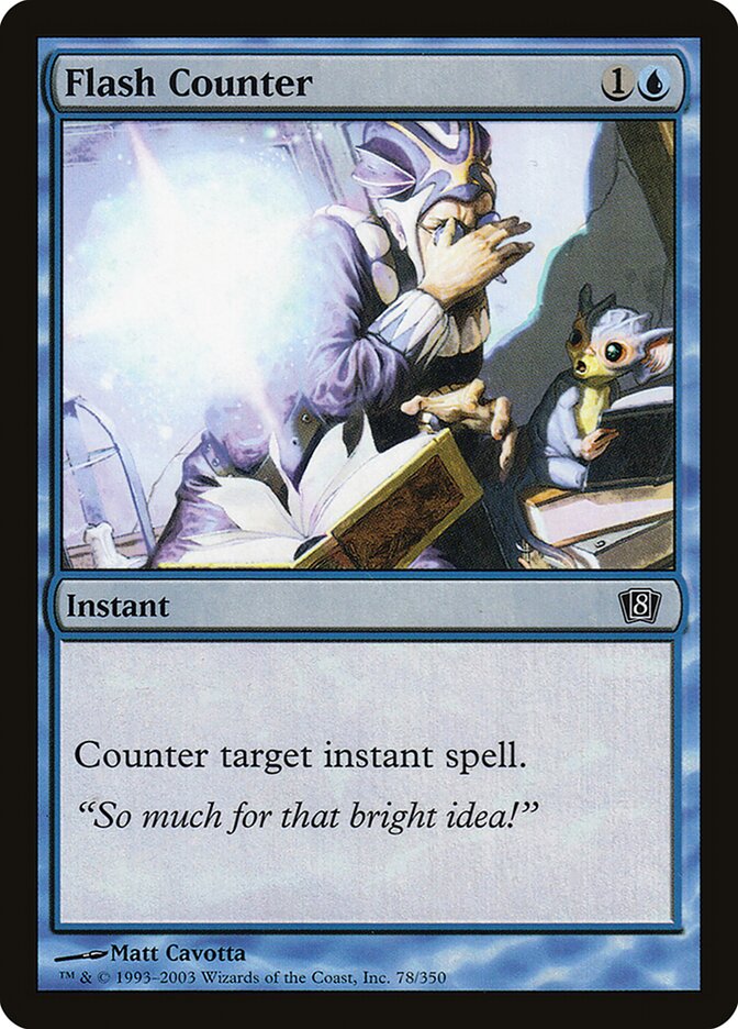 Flash Counter card front