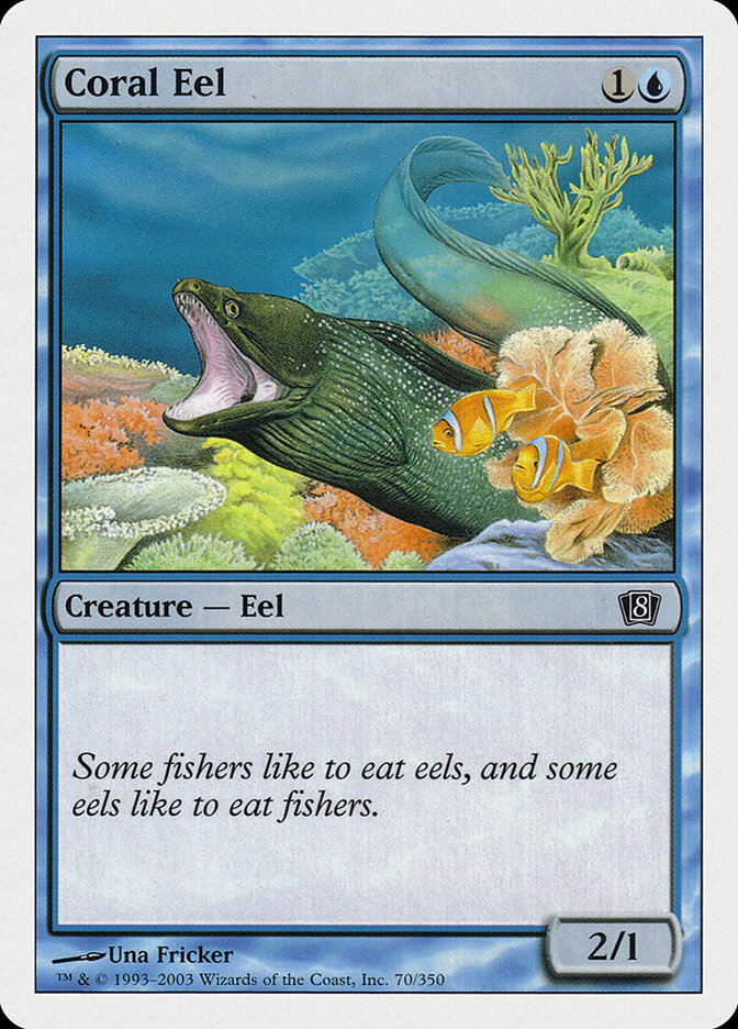 Coral Eel card front