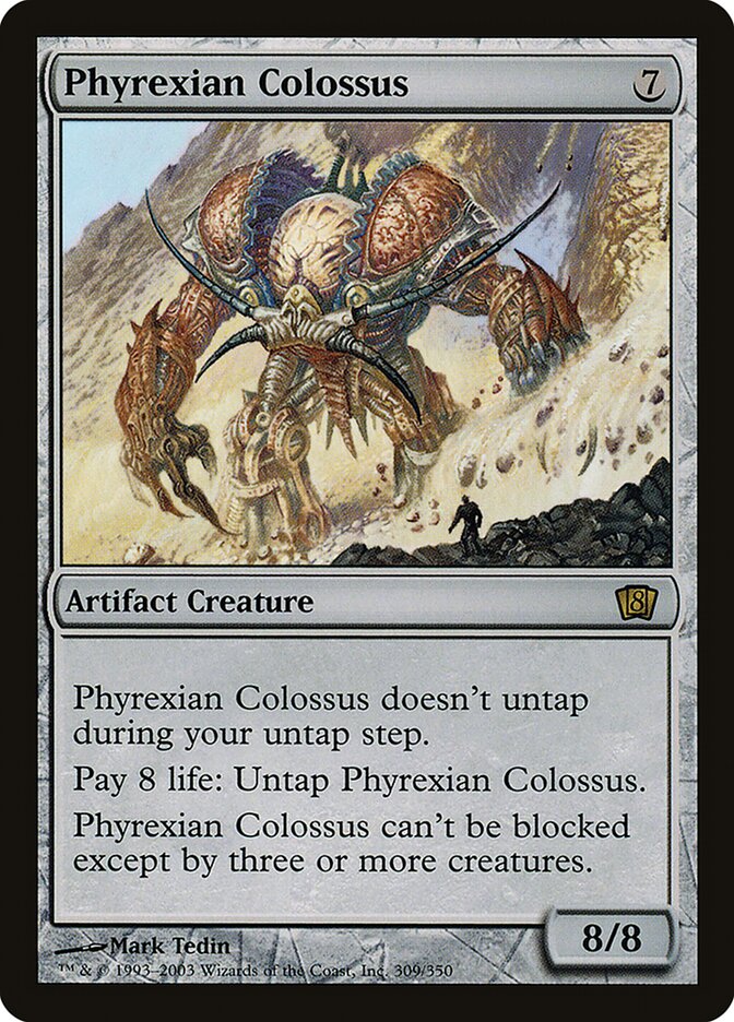 Phyrexian Colossus card front