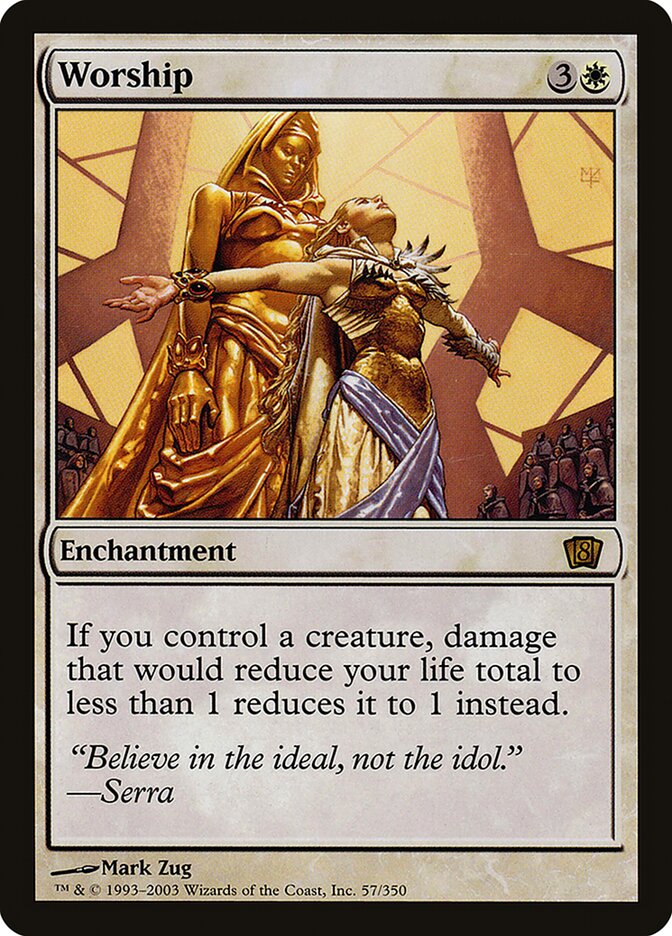 Worship card front
