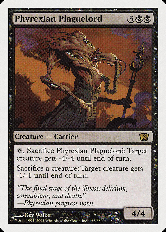Phyrexian Plaguelord card front