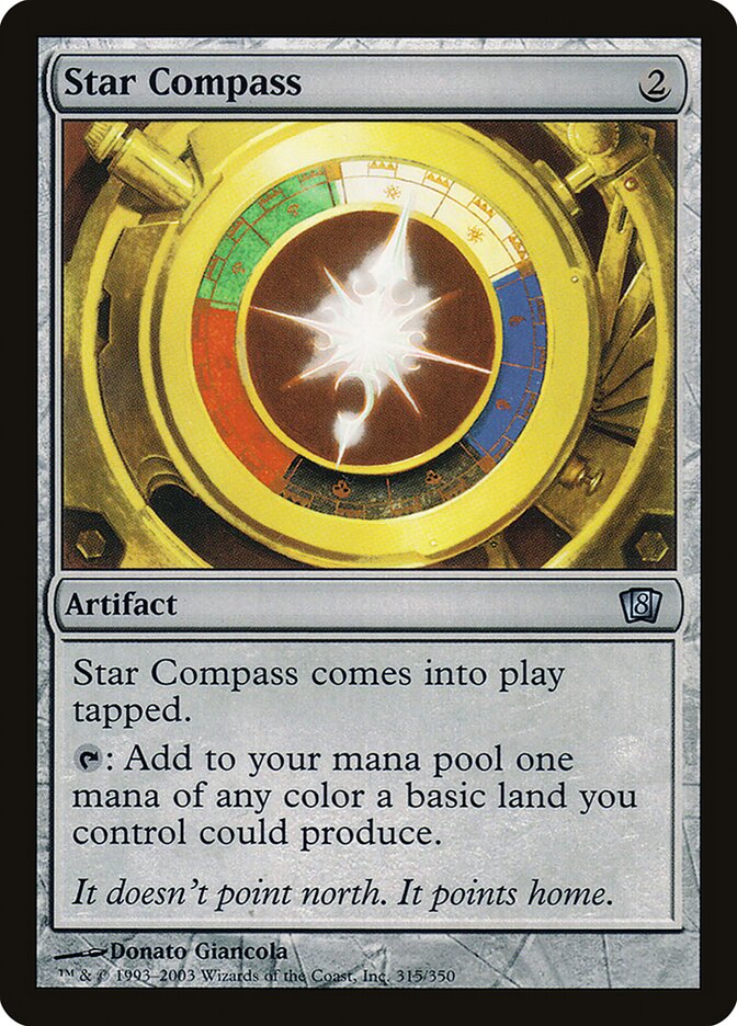 Star Compass card front
