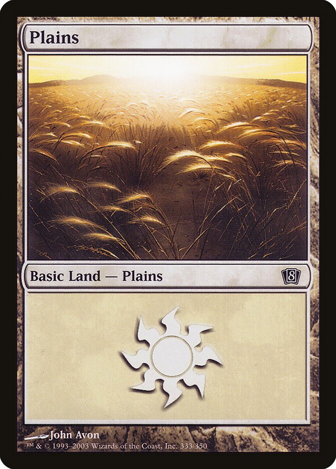 Plains card front