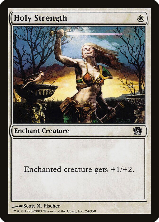 Holy Strength card front