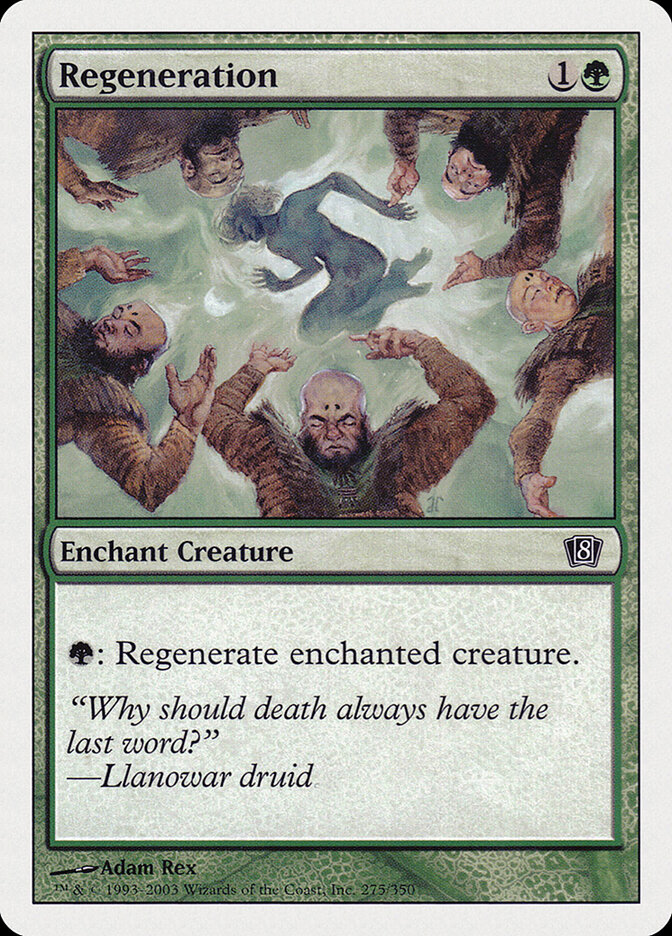 Regeneration card front