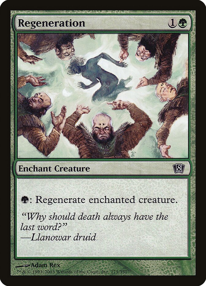 Regeneration card front