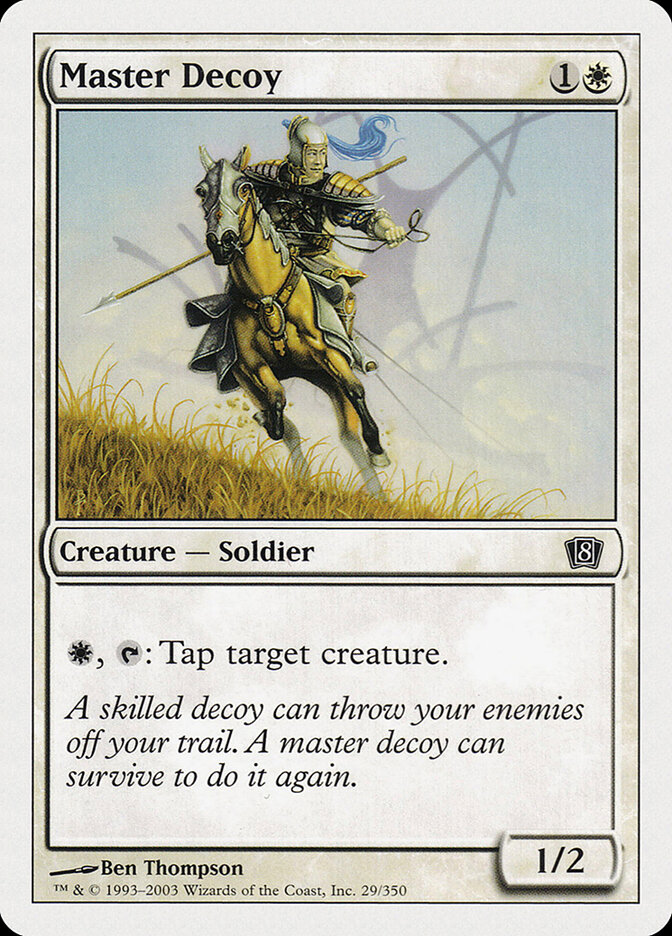 Master Decoy card front
