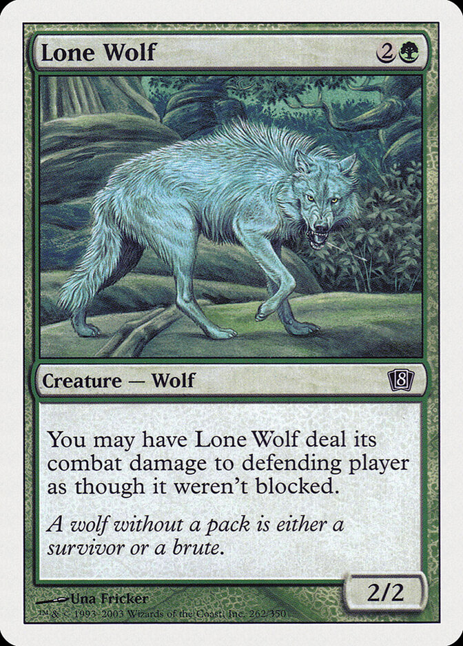 Lone Wolf card front