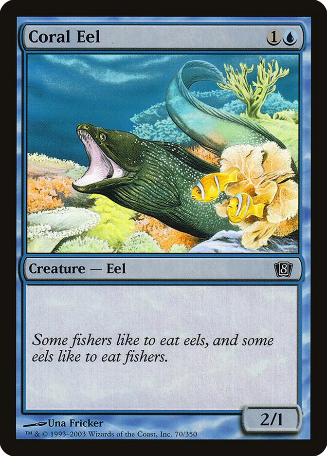Coral Eel card front