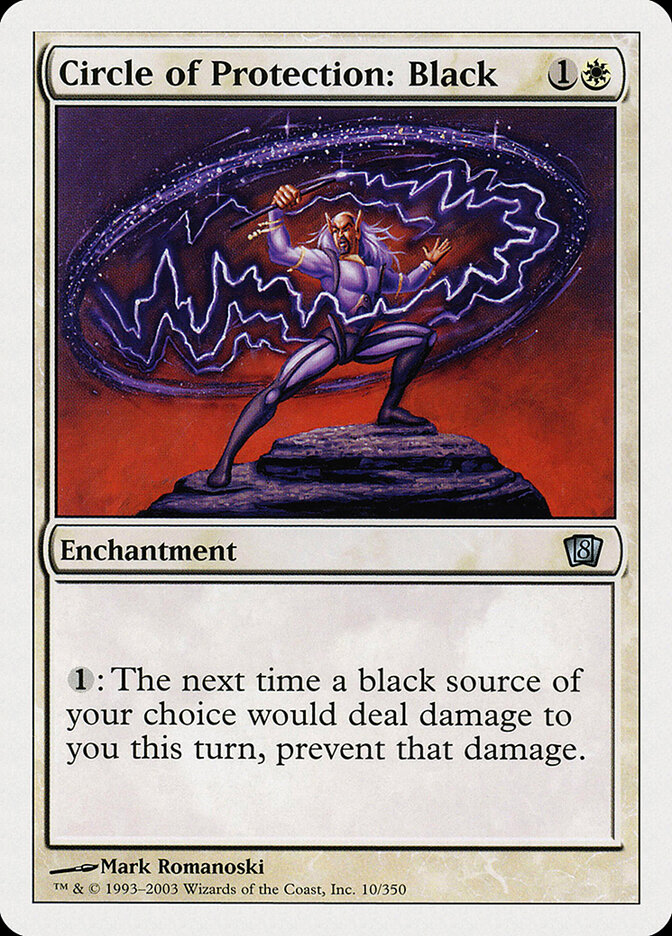 Circle of Protection: Black card front