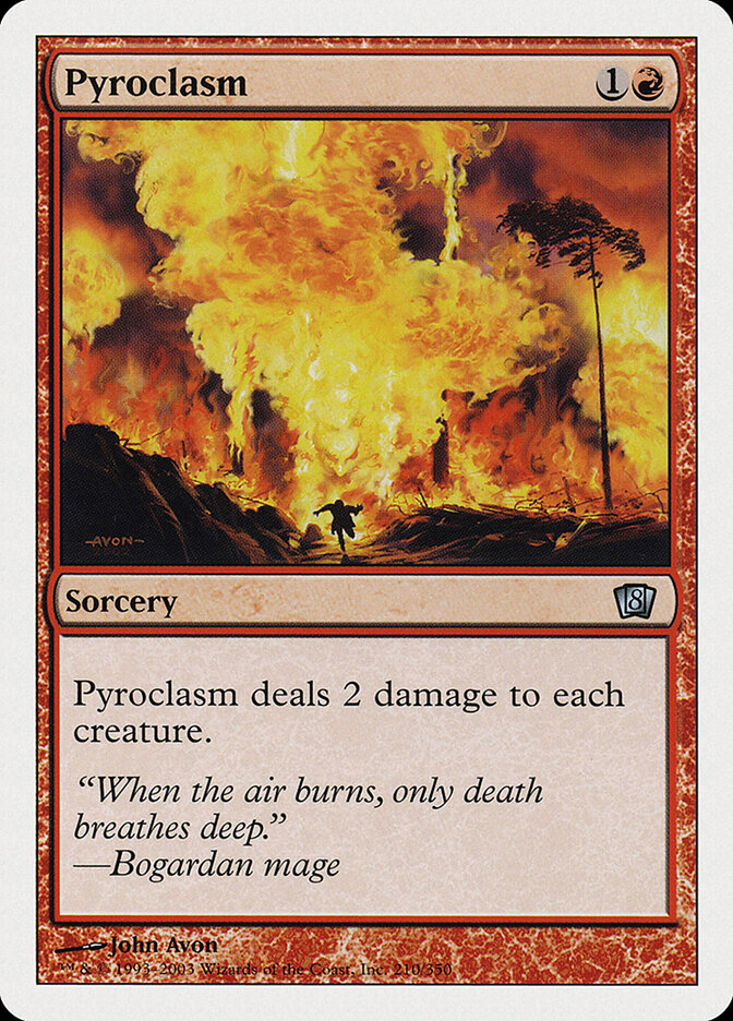 Pyroclasm card front