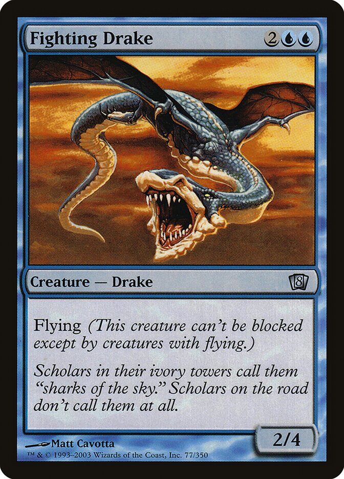 Fighting Drake card front