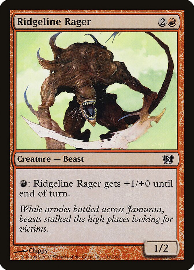 Ridgeline Rager card front