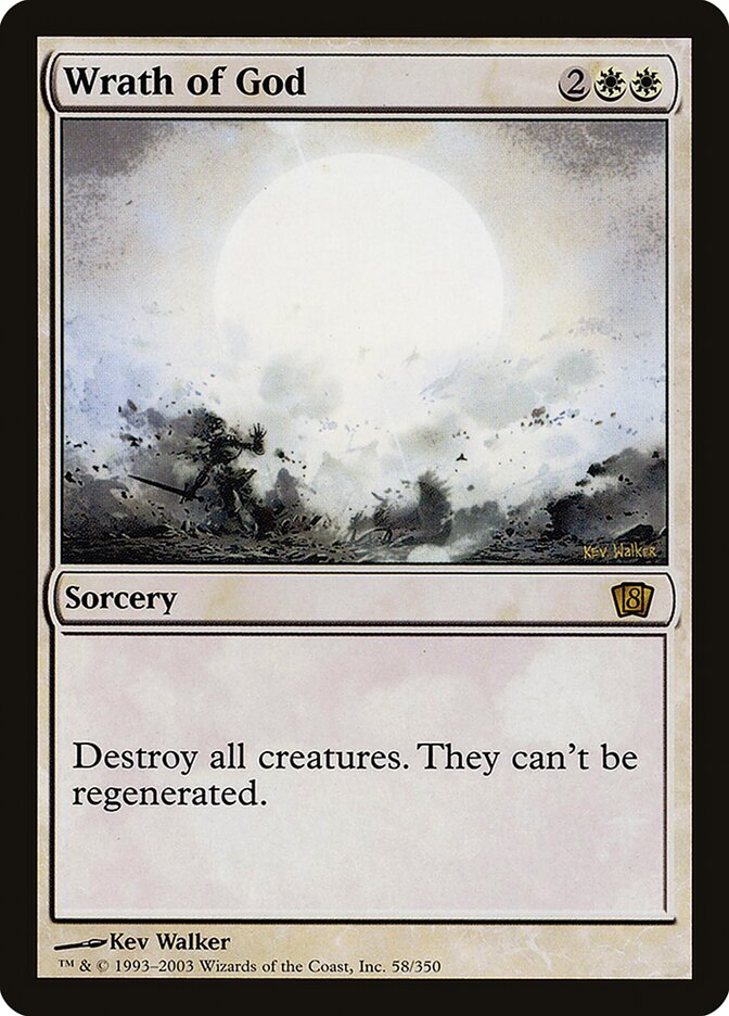 Wrath of God card front