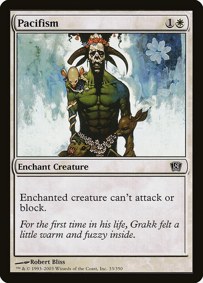 Pacifism card front