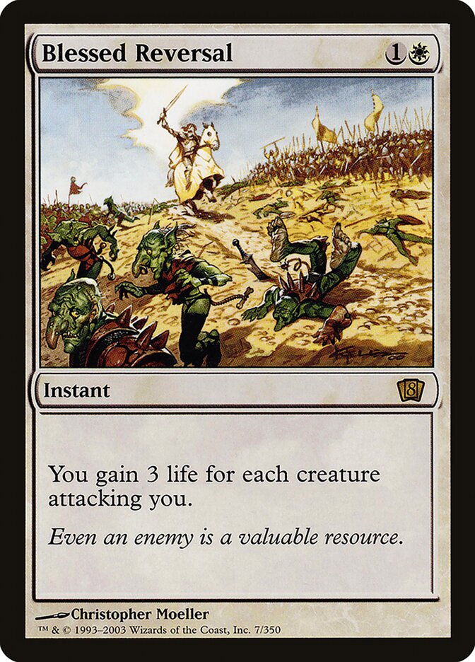 Blessed Reversal card front