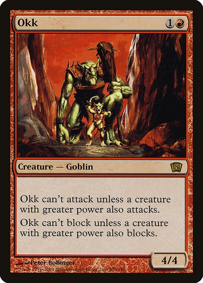 Okk card front