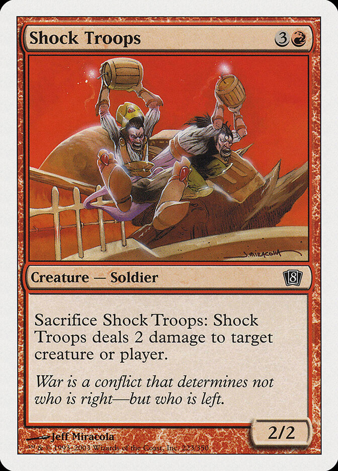 Shock Troops card front