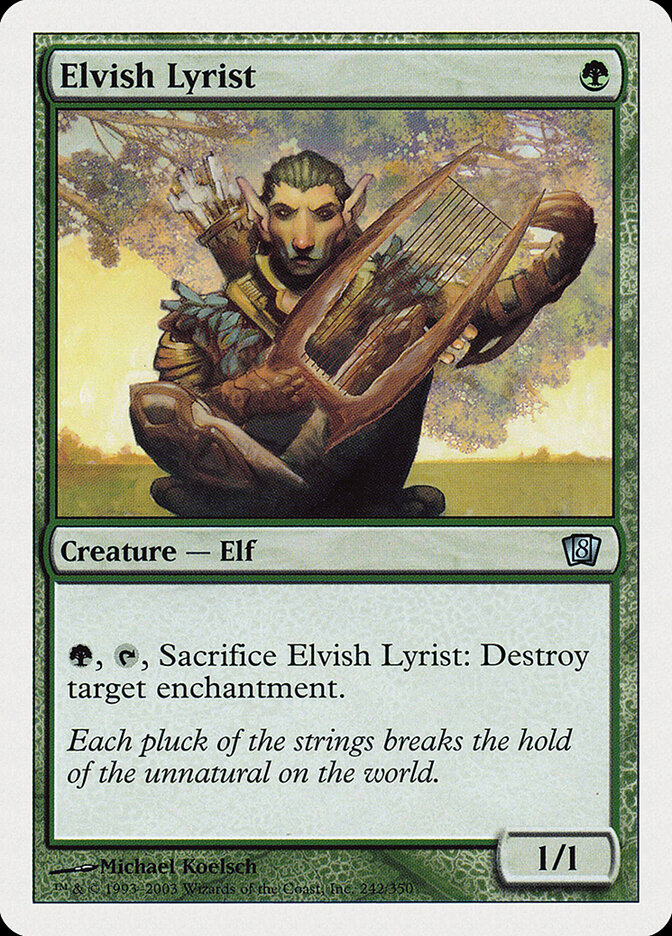 Elvish Lyrist card front
