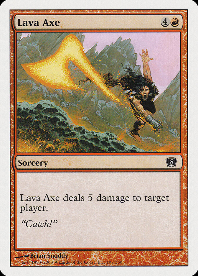 Lava Axe card front