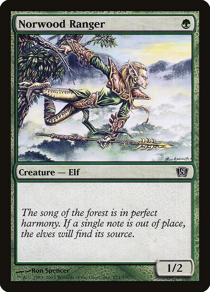 Norwood Ranger card front