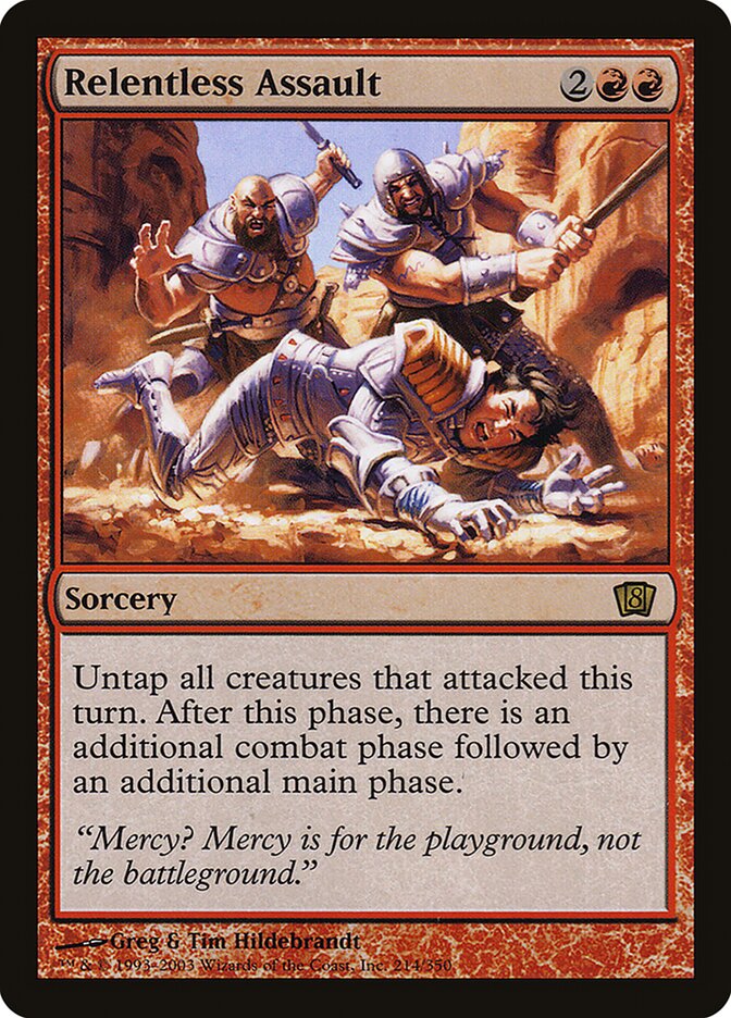 Relentless Assault card front
