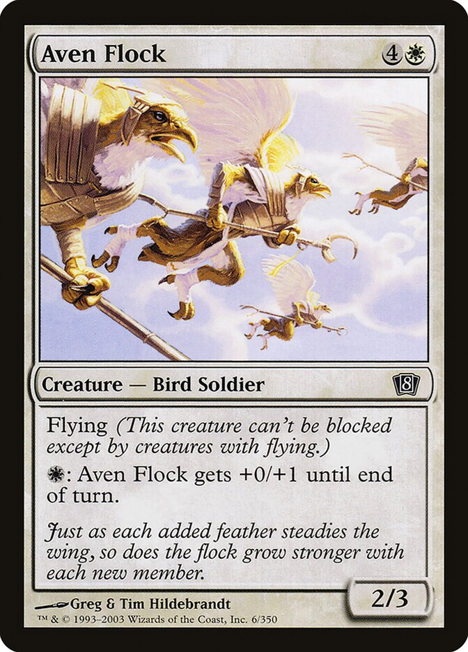 Aven Flock card front