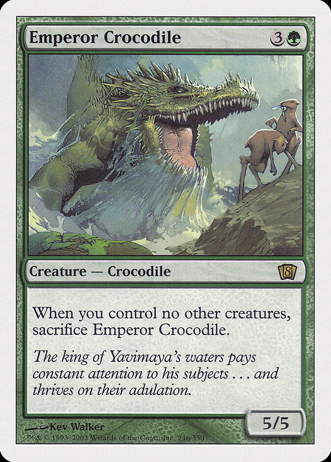 Emperor Crocodile card front
